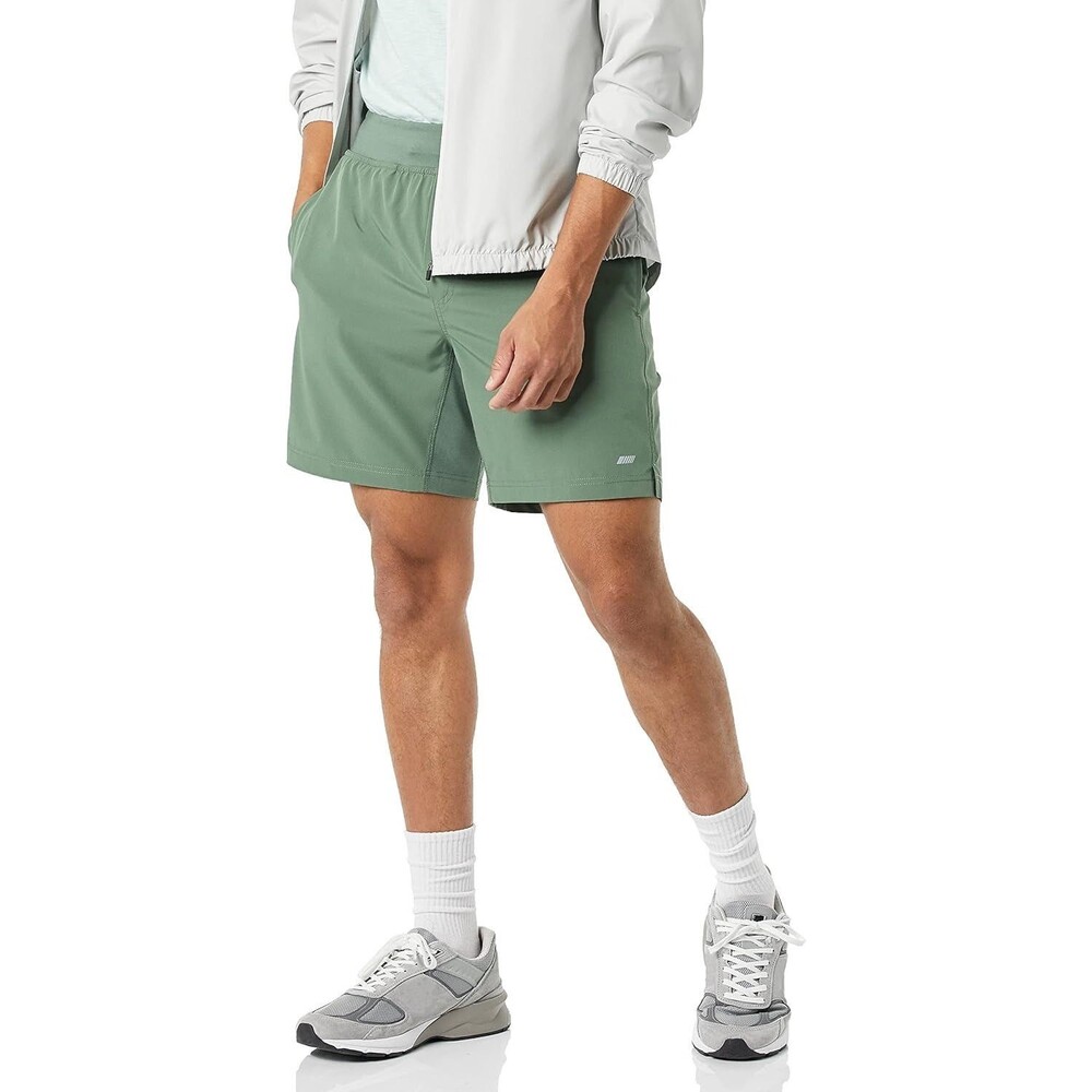 Men's Amazon Essentials Performance Stretch Woven 7" Training Shorts Sz XXL NWT
